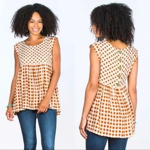 Matilda Jane 435 Feeling Collegiate Peplum Top